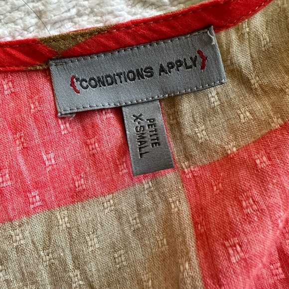 Conditions Apply XSP sleeveless cotton midi dress with working tie at bust. - Picture 10 of 11